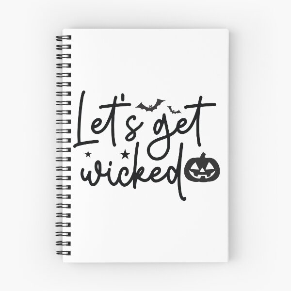 Item preview, Lets Get Wicked - Cozy Autumn Halloween Vibes Quote designed and sold by FuzionRaptor.