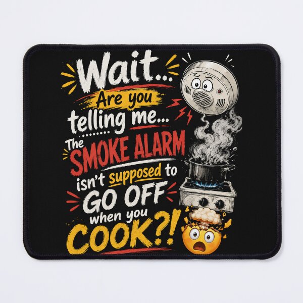 Item preview, The smoke alarm isn't supposed to go off when you cook? designed and sold by BlessedKaren.