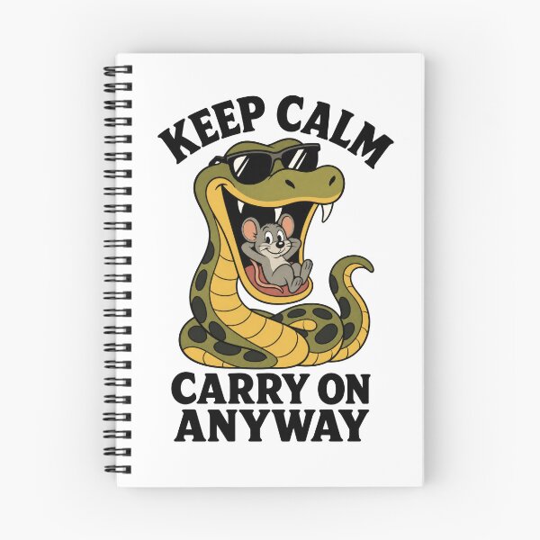 Item preview, Cool Cobra Keep Calm Anyway designed and sold by NullSpacePrints.