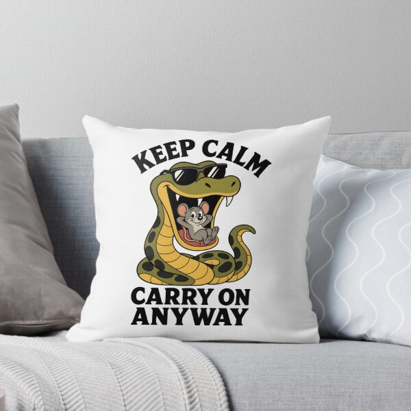Item preview, Cool Cobra Keep Calm Anyway designed and sold by NullSpacePrints.