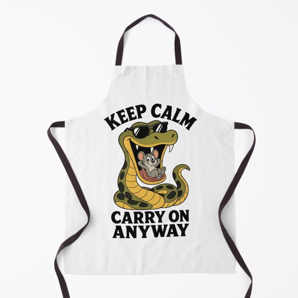 Item preview, Cool Cobra Keep Calm Anyway designed and sold by NullSpacePrints.