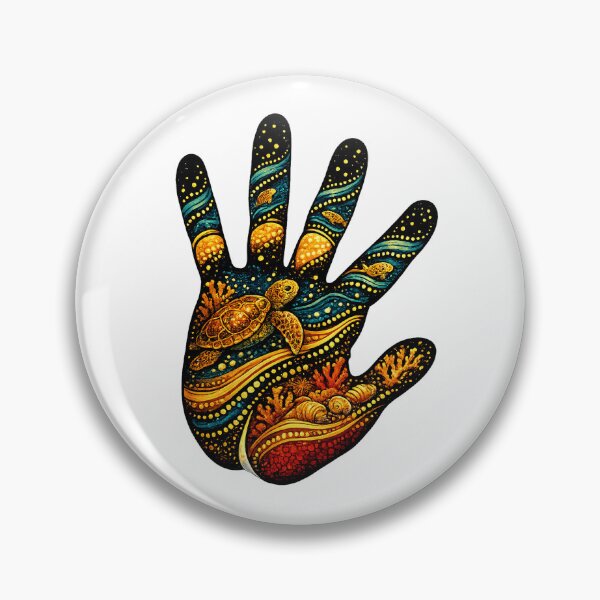 Item preview, Colours of Country – Indigenous-Inspired Handprint Art designed and sold by Indigenous-Aus.