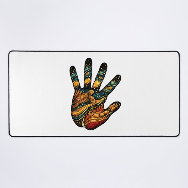 Item preview, Colours of Country – Indigenous-Inspired Handprint Art designed and sold by Indigenous-Aus.