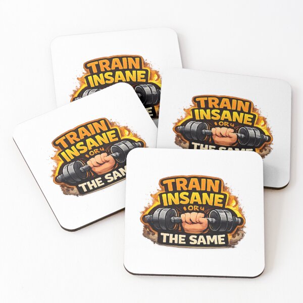 Item preview, Train Insane Or Remain The Same – Gym Workout Motivation Shirt designed and sold by TeeMint5.
