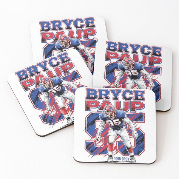 Item preview, Bryce Paup 1995 DPOY Retro 90s Vintage Bootleg Style Football designed and sold by Thogan0416.