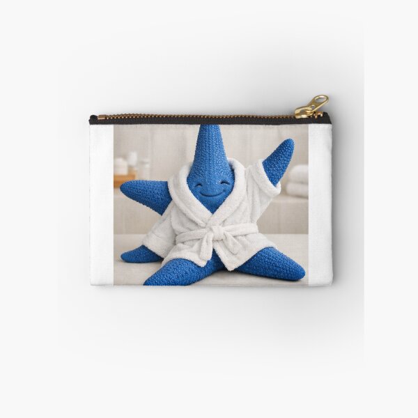 Item preview, Cozy Bathrobe Blue Starfish designed and sold by Sillytoe.