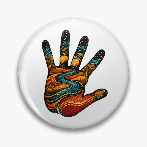 Item preview, Connection to Country – Indigenous-Inspired Handprint designed and sold by Indigenous-Aus.