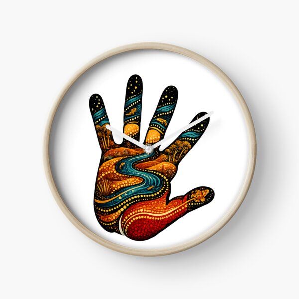 Item preview, Connection to Country – Indigenous-Inspired Handprint designed and sold by Indigenous-Aus.