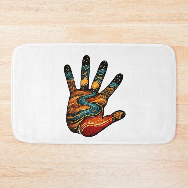 Item preview, Connection to Country – Indigenous-Inspired Handprint designed and sold by Indigenous-Aus.