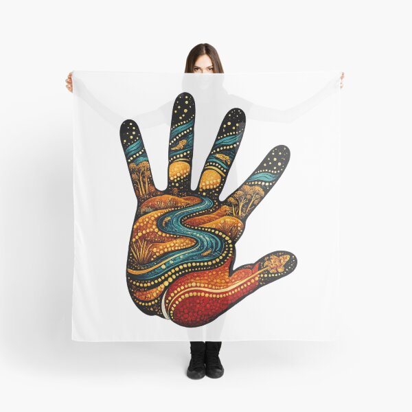 Item preview, Connection to Country – Indigenous-Inspired Handprint designed and sold by Indigenous-Aus.