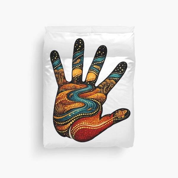 Item preview, Connection to Country – Indigenous-Inspired Handprint designed and sold by Indigenous-Aus.