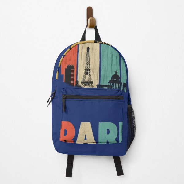 Item preview, Paris France Vintage Retro Skyline Eiffel Tower Travel Art designed and sold by GlowAura7.