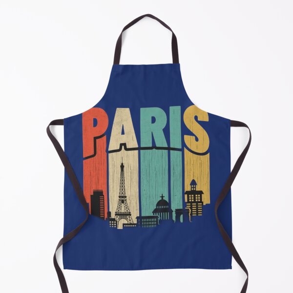 Item preview, Paris France Vintage Retro Skyline Eiffel Tower Travel Art designed and sold by GlowAura7.