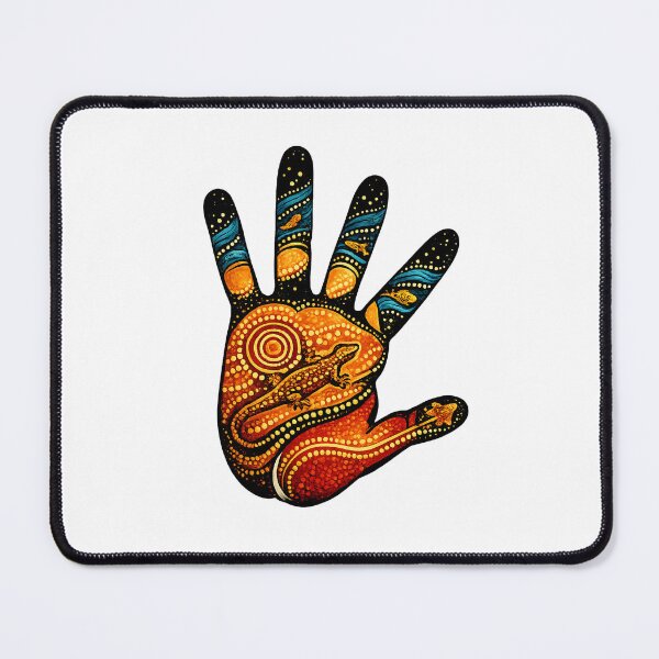 Item preview, Strong Culture – Colourful Handprint Artwork designed and sold by Indigenous-Aus.