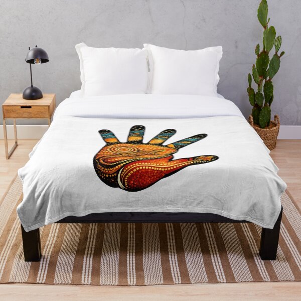 Item preview, Strong Culture – Colourful Handprint Artwork designed and sold by Indigenous-Aus.