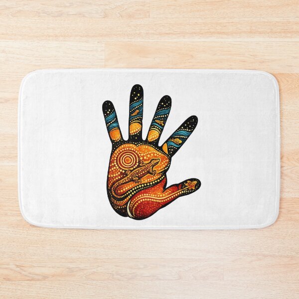 Item preview, Strong Culture – Colourful Handprint Artwork designed and sold by Indigenous-Aus.