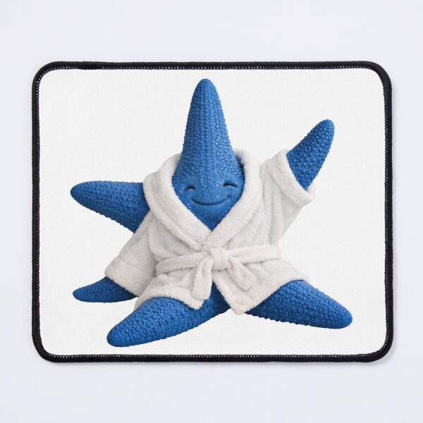 Item preview, Bathrobe Blue Starfish designed and sold by Sillytoe.