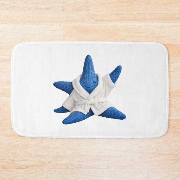 Item preview, Bathrobe Blue Starfish designed and sold by Sillytoe.