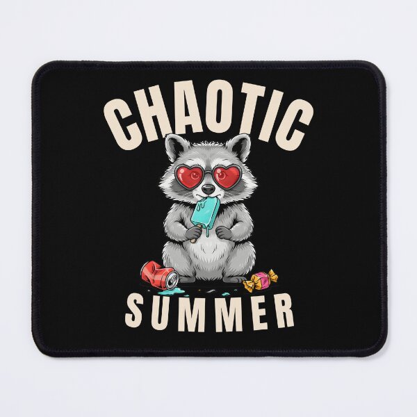 Item preview, Chaotic Summer Raccoon Meme Gift designed and sold by LeSoniPapaPrint.