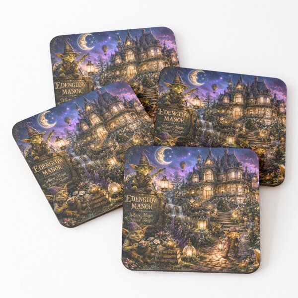Item preview, Edenglow Manor | Goblin Village Fantasy | Enchanted Victorian Manor Puzzle & Magical Wall Art designed and sold by Edenglow Prints & Peculiars.