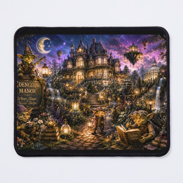 Item preview, Edenglow Manor | Goblin Village Fantasy | Enchanted Victorian Manor Puzzle & Magical Wall Art designed and sold by Edenglow Prints & Peculiars.