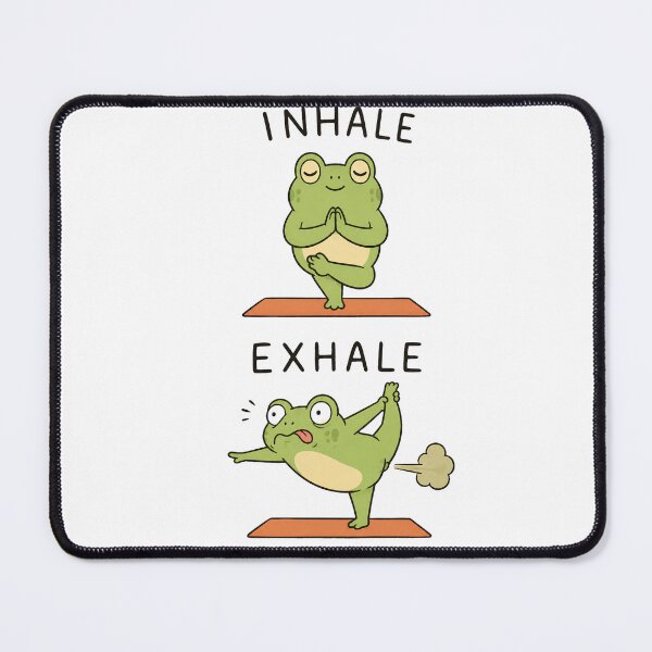 Item preview, Inhale Exhale Funny Frog Yoga designed and sold by SurrealSproutz.