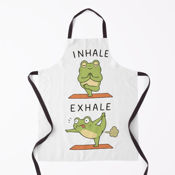 Item preview, Inhale Exhale Funny Frog Yoga designed and sold by SurrealSproutz.