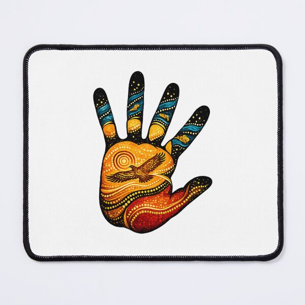 Item preview, Strong Culture – Colourful Handprint Artwork designed and sold by Indigenous-Aus.