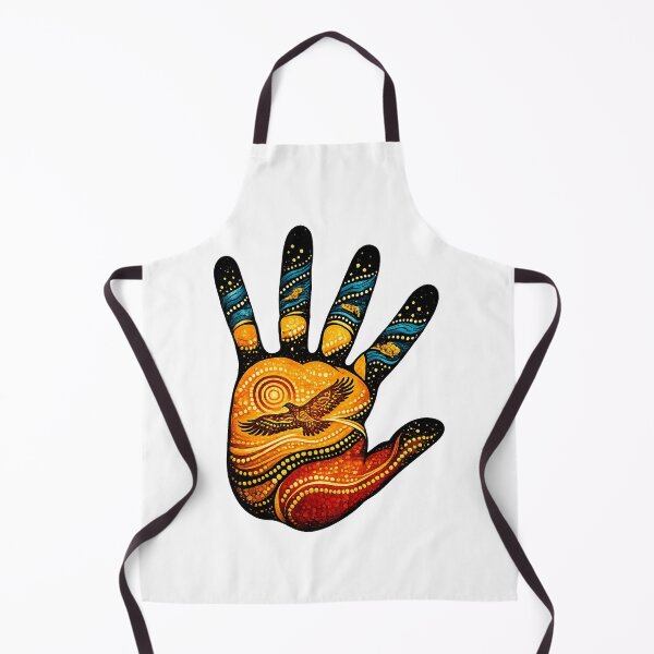 Item preview, Strong Culture – Colourful Handprint Artwork designed and sold by Indigenous-Aus.