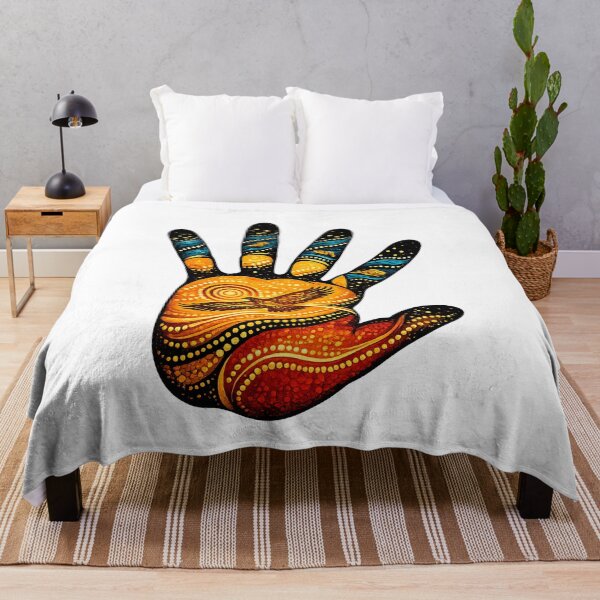 Item preview, Strong Culture – Colourful Handprint Artwork designed and sold by Indigenous-Aus.