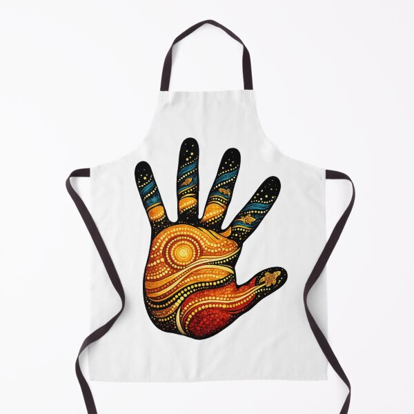 Item preview, Strong Culture – Colourful Handprint Artwork designed and sold by Indigenous-Aus.
