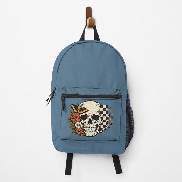 Item preview, Grunge Skull Botanical for Dark Art Fans designed and sold by POD DYNASTY | Original Print On Demand T-Shirt Graphics.