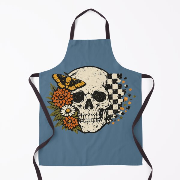 Item preview, Grunge Skull Botanical for Dark Art Fans designed and sold by POD DYNASTY | Original Print On Demand T-Shirt Graphics.