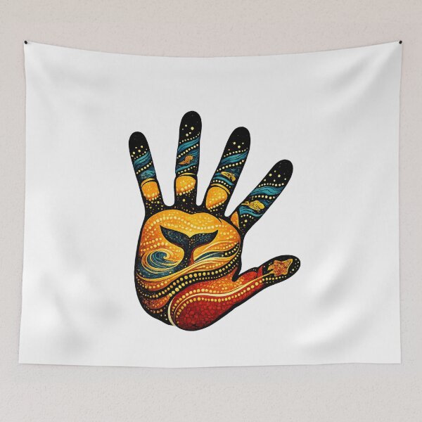 Item preview, Our Stories, Our Journey – Australian Handprint designed and sold by Indigenous-Aus.