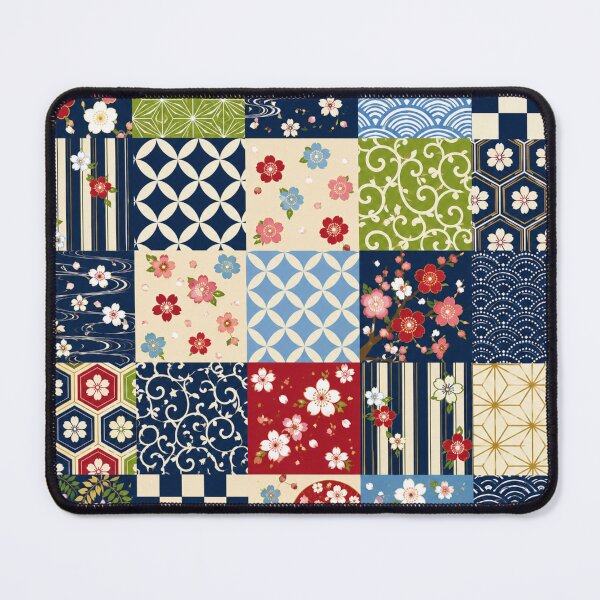 Item preview, Japanese Sakura Patchwork Pattern designed and sold by lbl-shop.