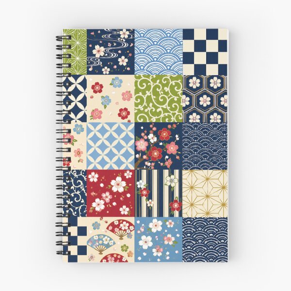 Item preview, Japanese Sakura Patchwork Pattern designed and sold by lbl-shop.