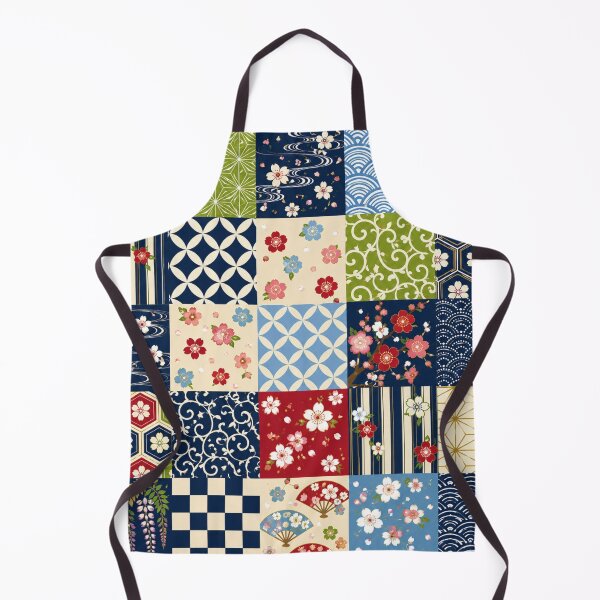 Item preview, Japanese Sakura Patchwork Pattern designed and sold by lbl-shop.