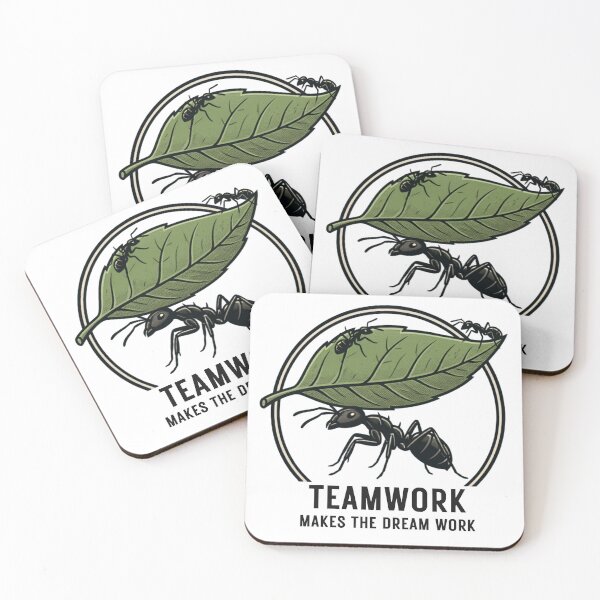 Item preview, Teamwork Makes the Dream Work Ant Illustration Logo designed and sold by ilhamharon530.