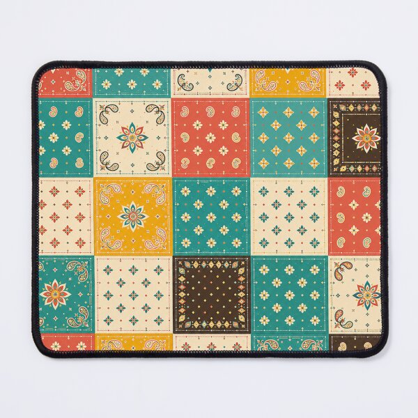 Item preview, Retro Bandana Patchwork Pattern designed and sold by lbl-shop.