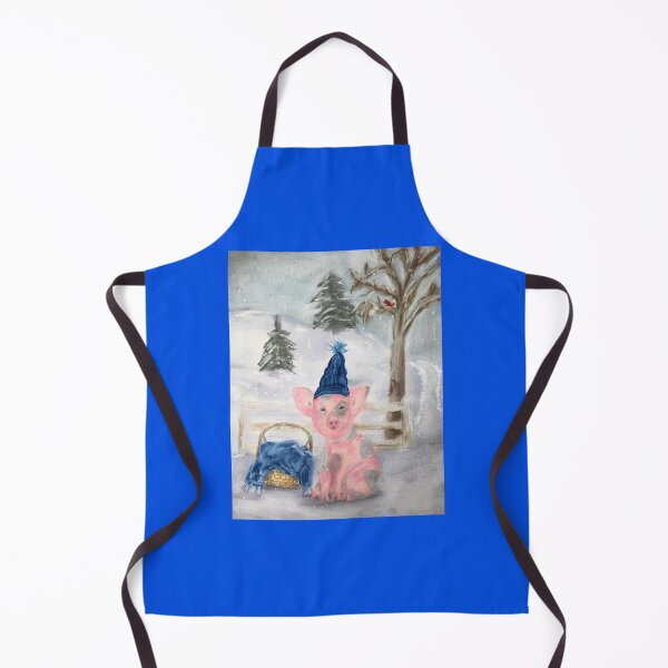 Item preview, This Little Piggy Loves The Snow in Mixed Media designed and sold by Kimberly Sells Studio.