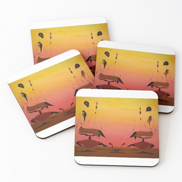 Item preview, Dual Guardians – Balance of Heritage” designed and sold by Brown Symphony Art.