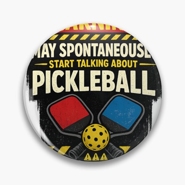 Item preview, Warning: Start Talking about Pickleball designed and sold by PapaAli.