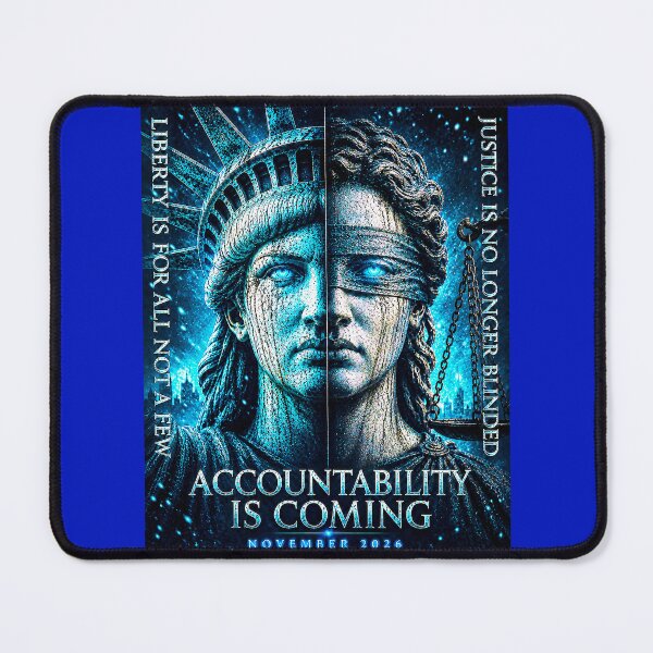 Item preview, ⭐ ACCOUNTABILITY IS COMING COLLECTION - NOVEMBER 2026 - LIBERTY & JUSTICE EDITION ⭐ designed and sold by WheelieGdArt.