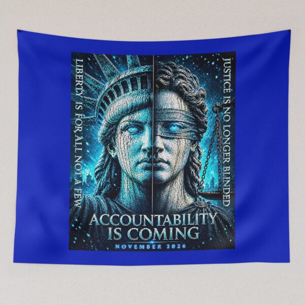 Item preview, ⭐ ACCOUNTABILITY IS COMING COLLECTION - NOVEMBER 2026 - LIBERTY & JUSTICE EDITION ⭐ designed and sold by WheelieGdArt.