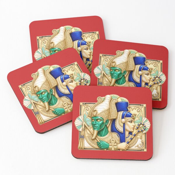 Item preview, Osiris and Isis – Emerald Resurrection Sacred Union designed and sold by sunbowjp stadio.