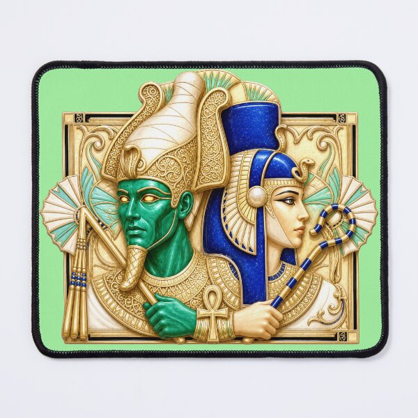 Item preview, Osiris and Isis – Emerald Resurrection Sacred Union designed and sold by sunbowjp stadio.