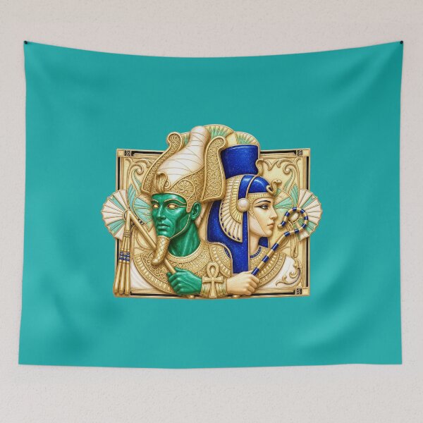 Item preview, Osiris and Isis – Emerald Resurrection Sacred Union designed and sold by sunbowjp stadio.