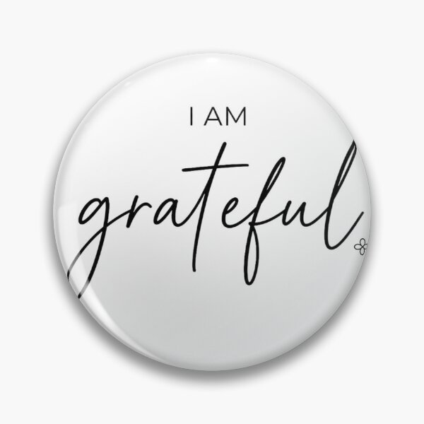 Item preview, I Am Grateful - Motivational Phrase designed and sold by BetterEveryDay1.