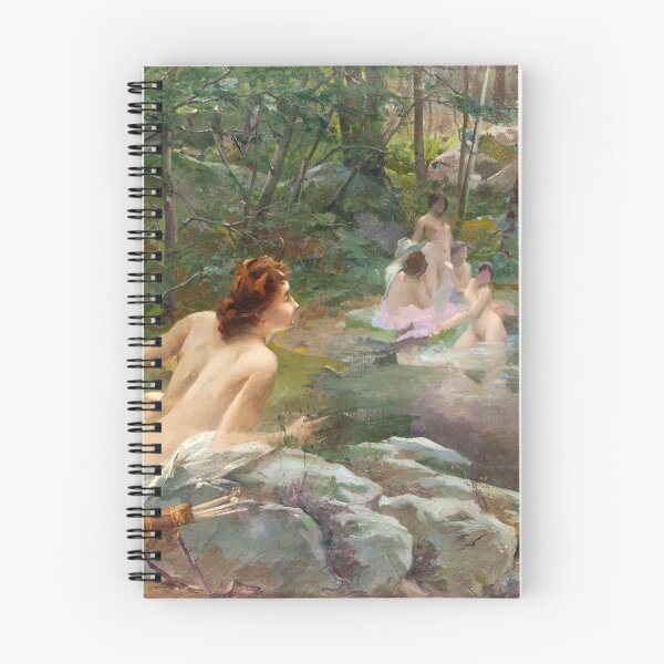 Item preview, Nymphs in the Forest by Paul Quinsac designed and sold by PureVintageLove.