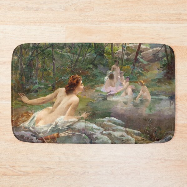 Item preview, Nymphs in the Forest by Paul Quinsac designed and sold by PureVintageLove.